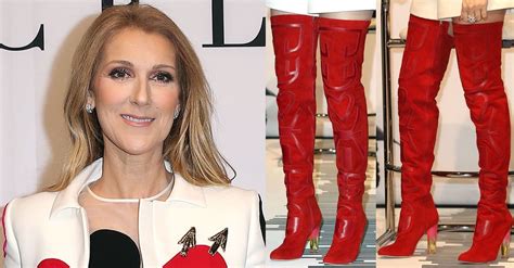 celine dion gives away shoes|celine dion boots.